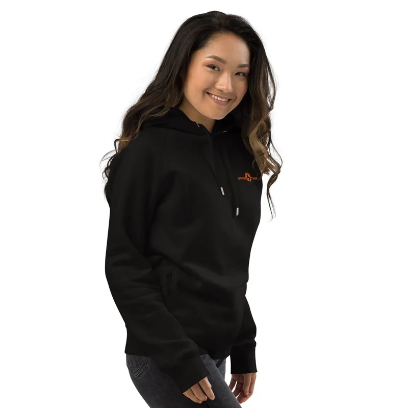 Nwa Unimother 85% koton òganik 15% resikle Polyester Unisex Pullover Hoodie