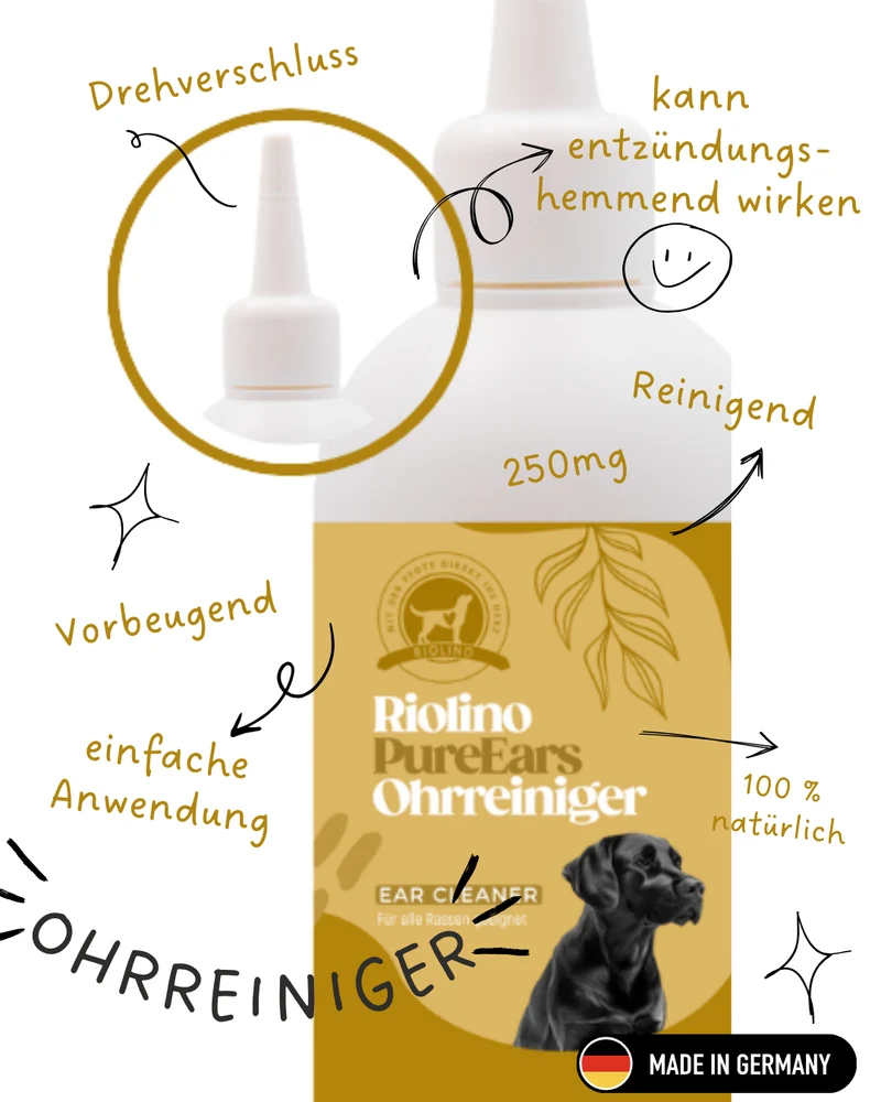 Riolino PureEars – Sanfte Reinigung für empfindliche Ohren