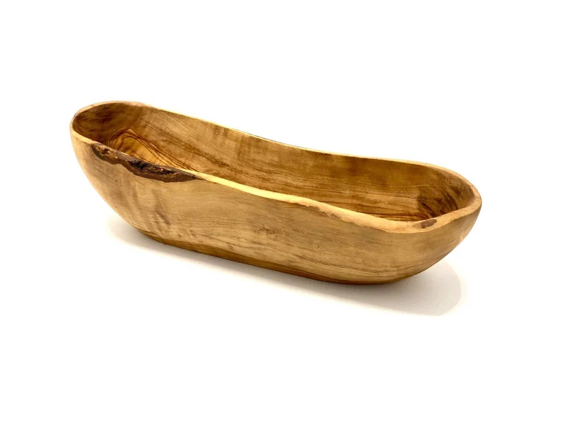 Olivenholz Brotschale kb. 25-34 cm