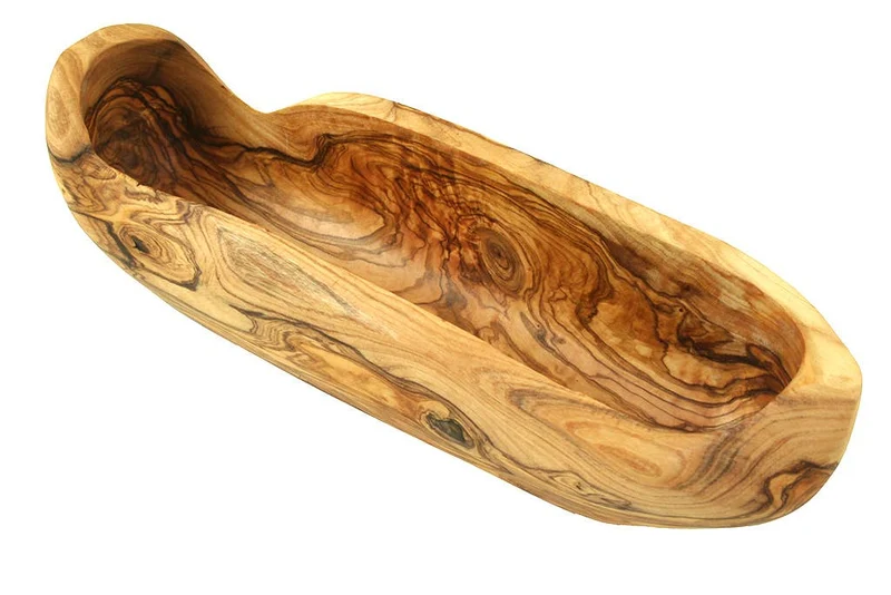 Olivenholz Brotschale kb. 25-34 cm