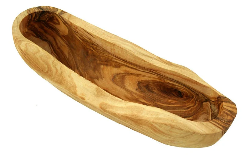 Olivenholz Brotschale kb. 25-34 cm
