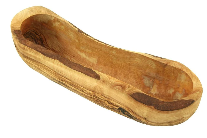 Olivenholz Brotschale kb. 25-34 cm
