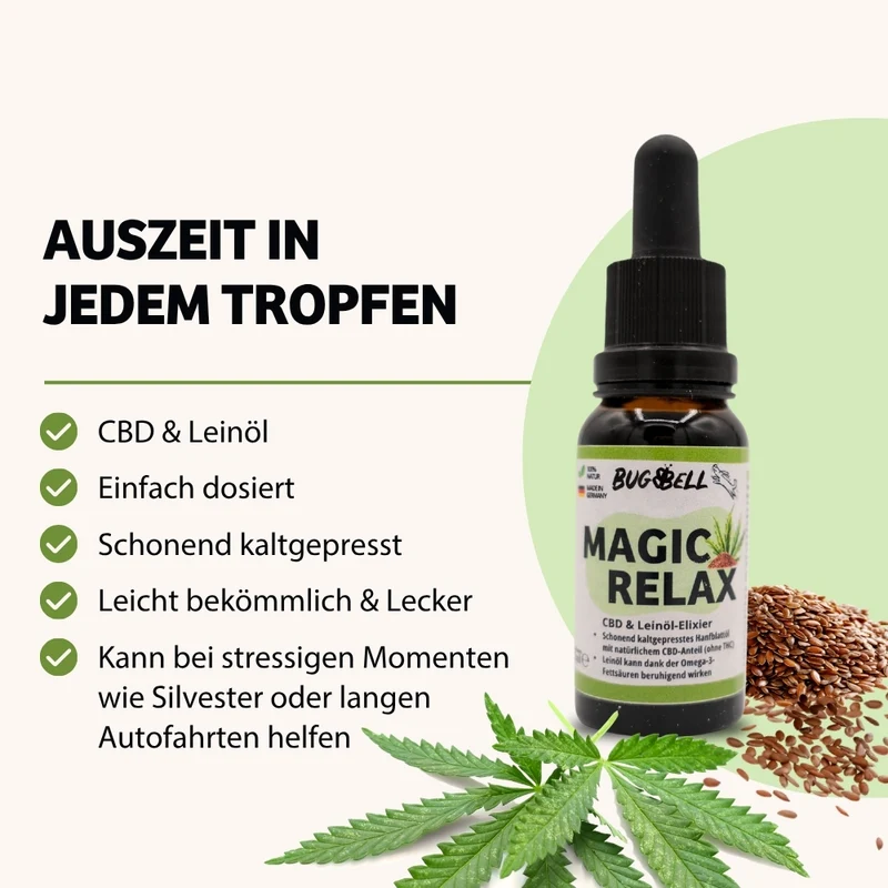 Hanf & Leinöl Elixier MagicRelax