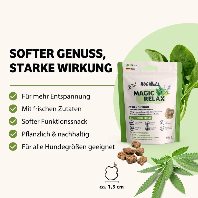 Weiche Hundeleckerli MagicRelax - Angst & Nervosität
