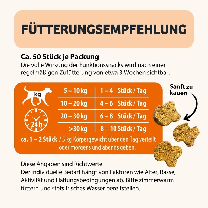 Weiche Hundeleckerli SkinHero - Fellpflege & Parasitenabwehr