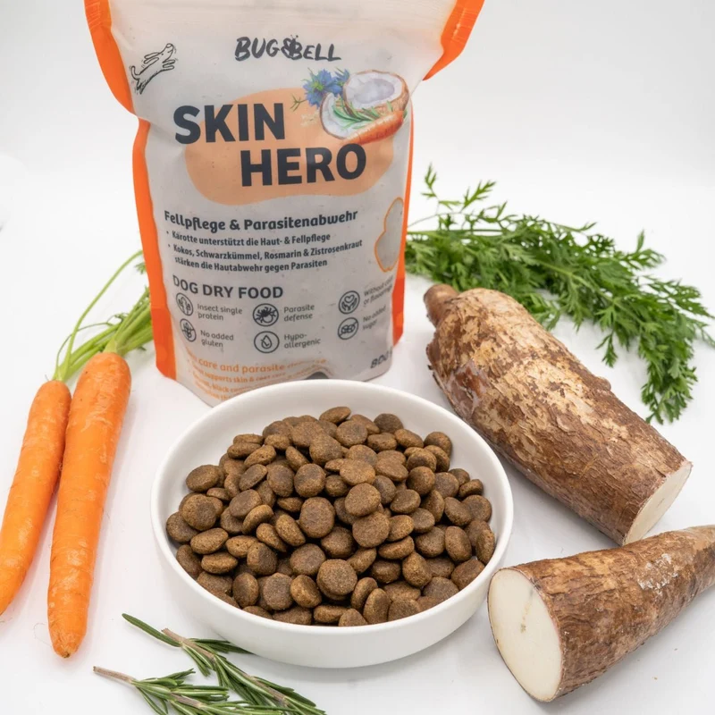 Trockenfutter SkinHero - Fellpflege & Parasitenabwehr