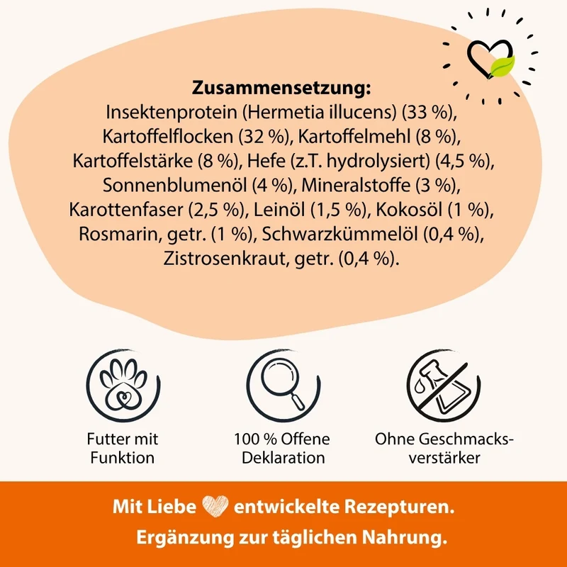 Trockenfutter SkinHero - Fellpflege & Parasitenabwehr
