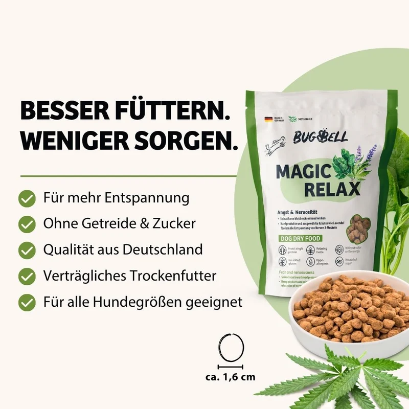 Trockenfutter MagicRelax - Angst & Nervosität