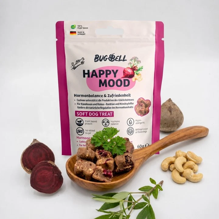 Weiche Hundeleckerli HappyMood - Hormonbalance & Zufriedenheit