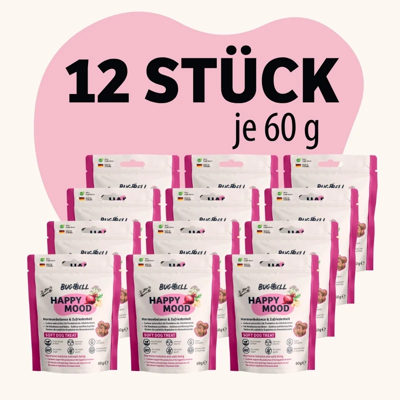 Weiche Hundeleckerli HappyMood - Hormonbalance & Zufriedenheit