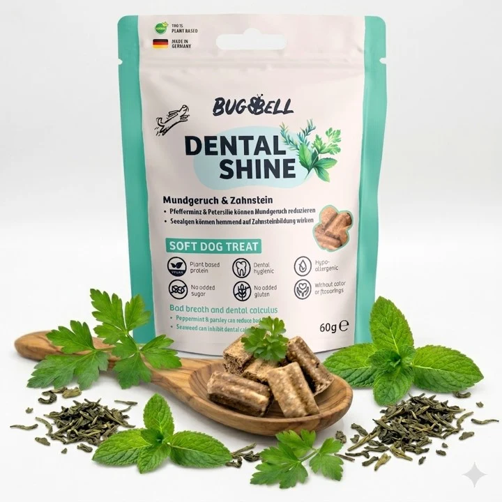 Weiche Hundeleckerli DentalShine - Mundgeruch & Zahnstein