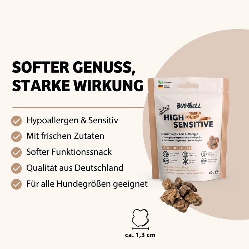 Weiche Hundeleckerli HighSensitive - Unverträglichkeit & Allergie
