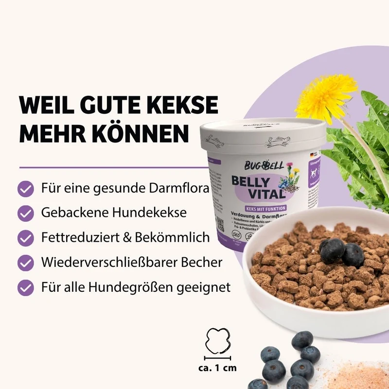 Hundekeks BellyVital - Verdauung & Darmflora