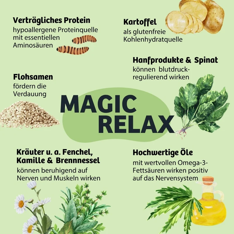 Terrine | Nassfutter zum Anrühren MagicRelax - Angst & Nervosität