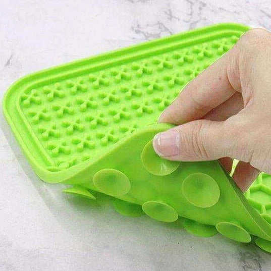 Schleckmatte mit Saugnäpfen - ideal zur Beschäftigung