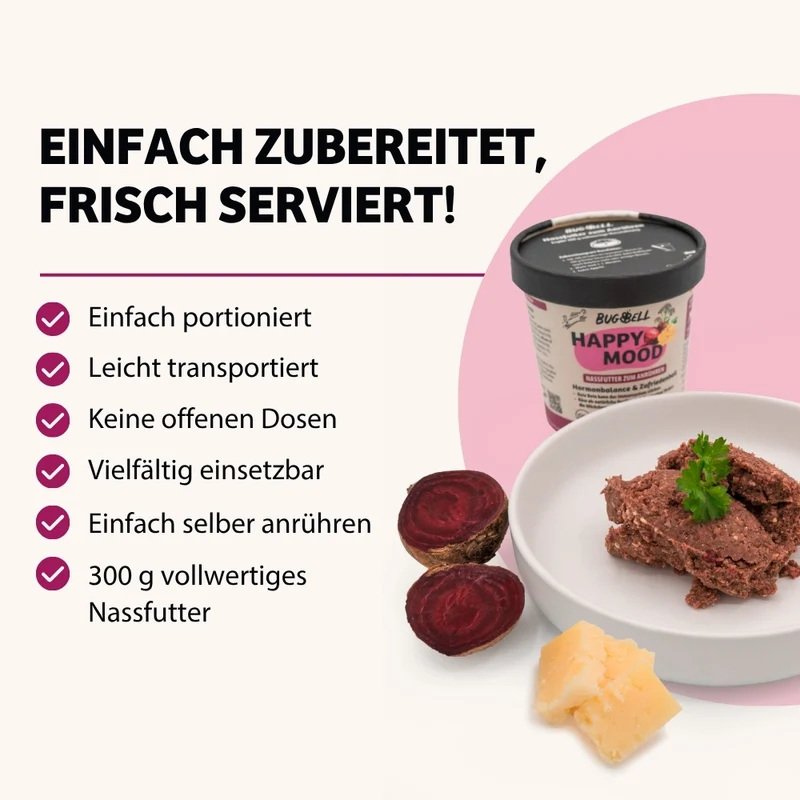 Terrine | Nassfutter zum Anrühren HappyMood - Hormonbalance & Zufriedenheit
