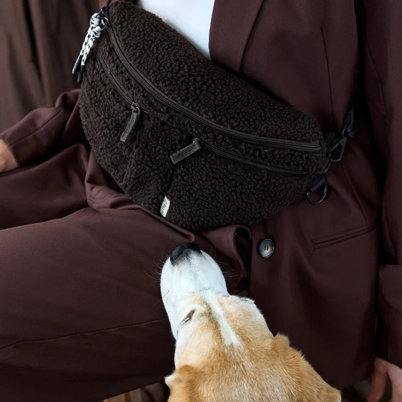 Leckerlibeutel Emma Teddy-Fleece Brownie
