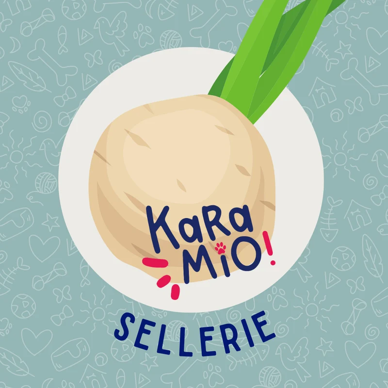 Karamio® Sellerieflocken für Hunde | Magenfreundliches Gemüse & BARF-Ergänzung
