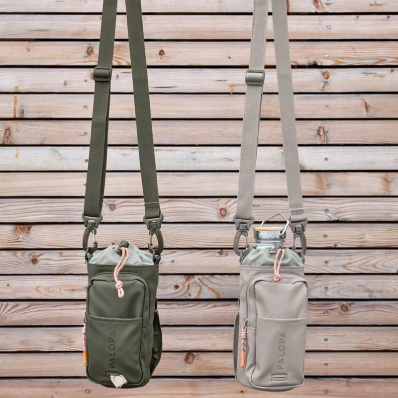 Flaschen- und Leckerlitasche Boudi Taupe