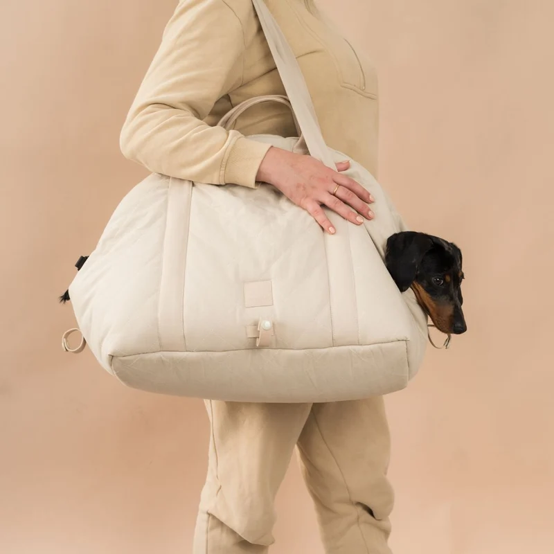 Autositz & Hundetasche Sandstone