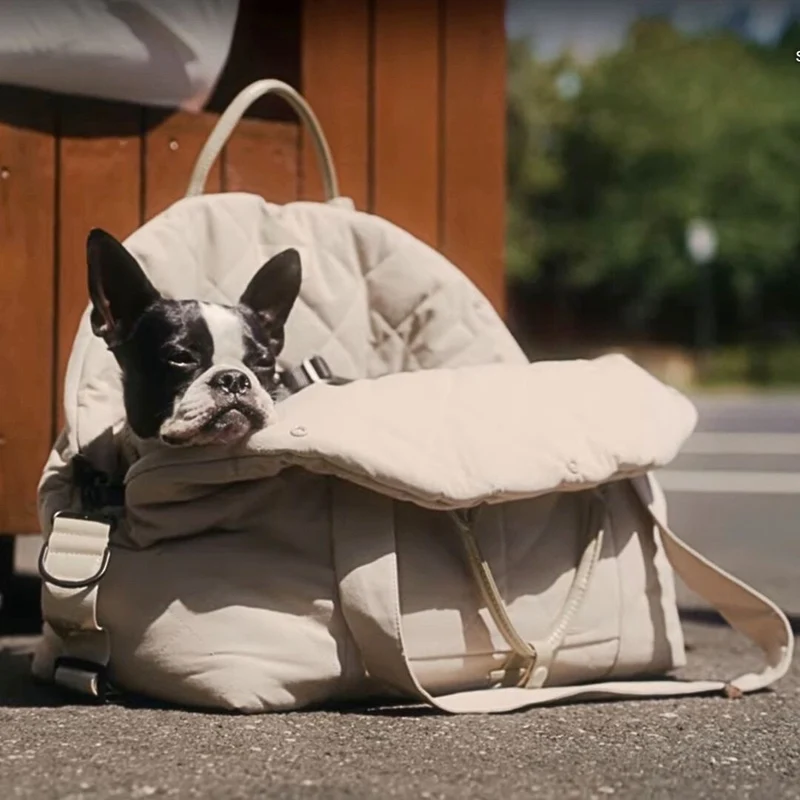 Autositz & Hundetasche Sandstone