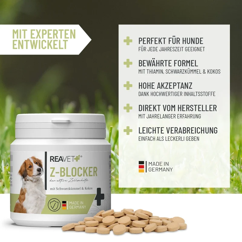 Z-Blocker Tabletten für Hunde