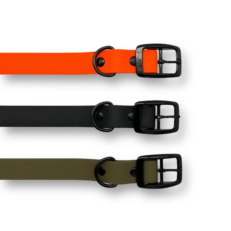 BioThane® Hundehalsband NEO Neon Orange