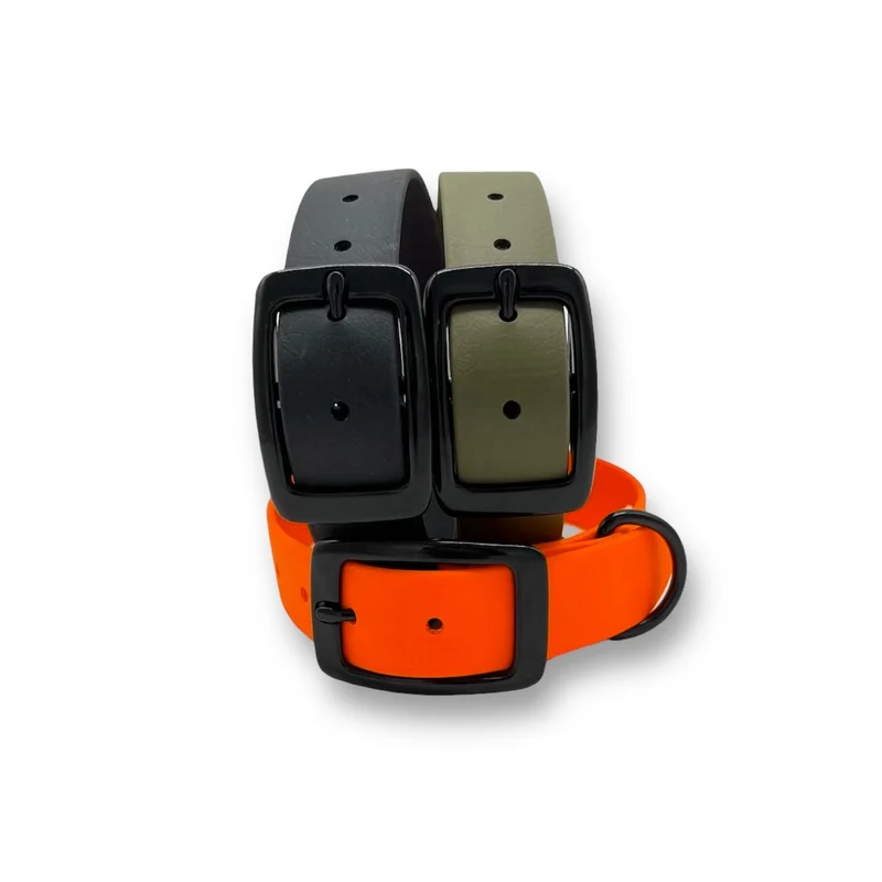 BioThane® Hundehalsband NEO Neon Orange