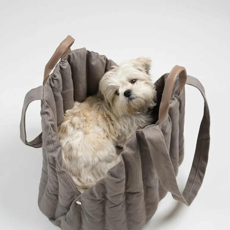 Hundetragetasche Elva Taupe