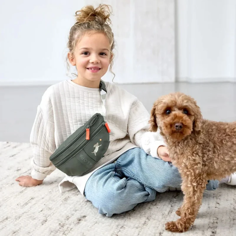 Leckerlibeutel Mini Enja für Kinder Dunkelgrün
