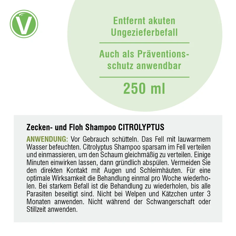 Citrolyptus Zecken- & Floh Shampoo