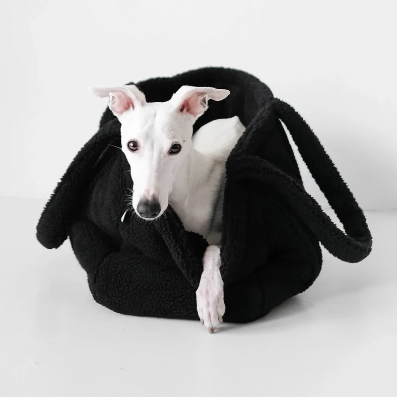 Hundetragetasche Teddy Shopper Black