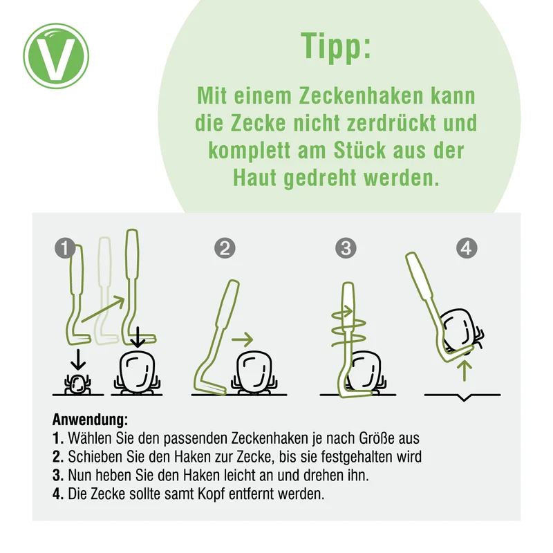 Zeckenhaken 3er Set
