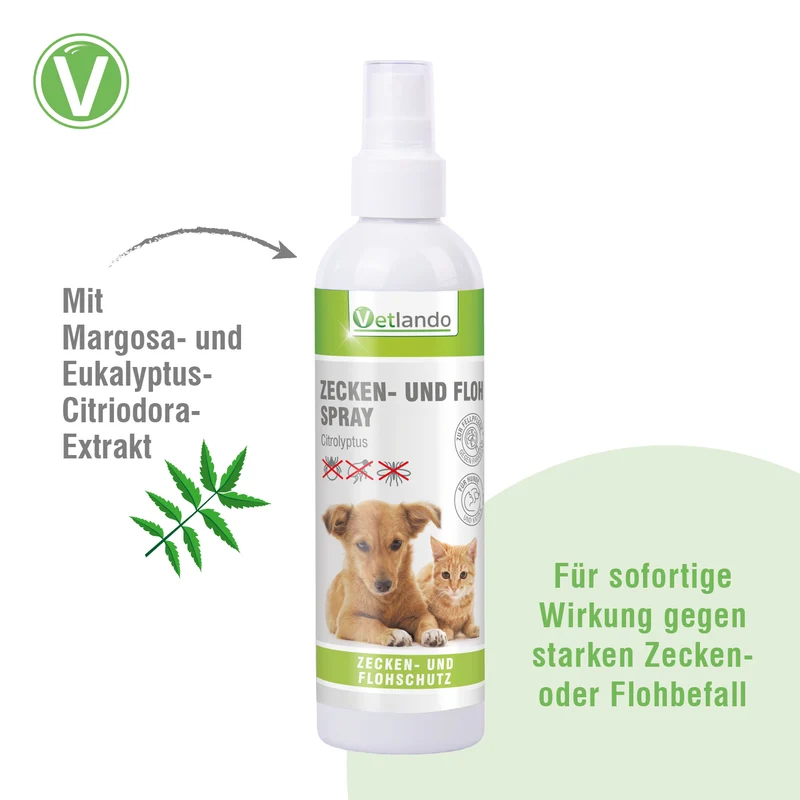 Citrolyptus Zecken- und Flohspray für Hunde & Katzen
