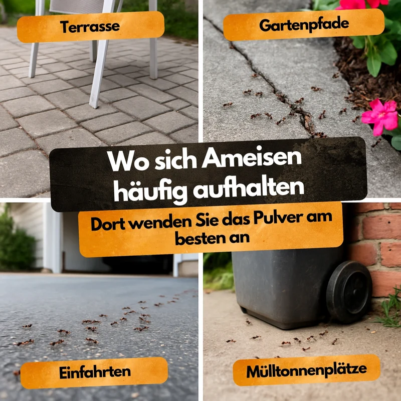 Ameisen Abwehr Pulver – 4 Kg XXL Set – Für Innen & Außen