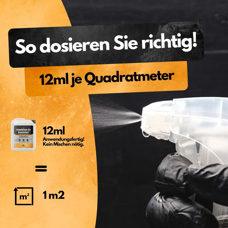 Silberfisch Insektizid! – Insekten Ex Kanister – 5L – Anwendungsfertig