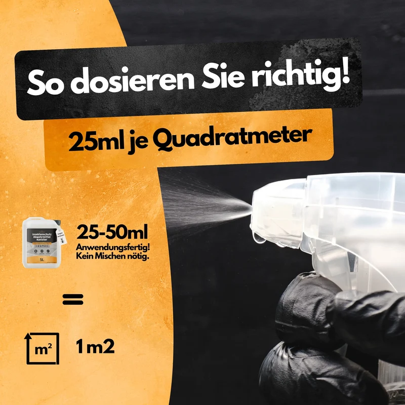Gegen Schaben! – Insektenschutz Abwehrmittel Kanister – 5L - Anwendungsfertig