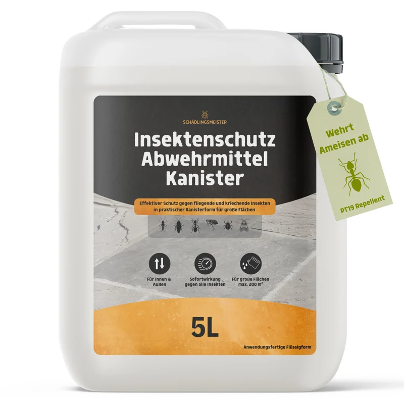 Gegen Ameisen! – Insektenschutz Abwehrmittel Kanister – 5L - Anwendungsfertig