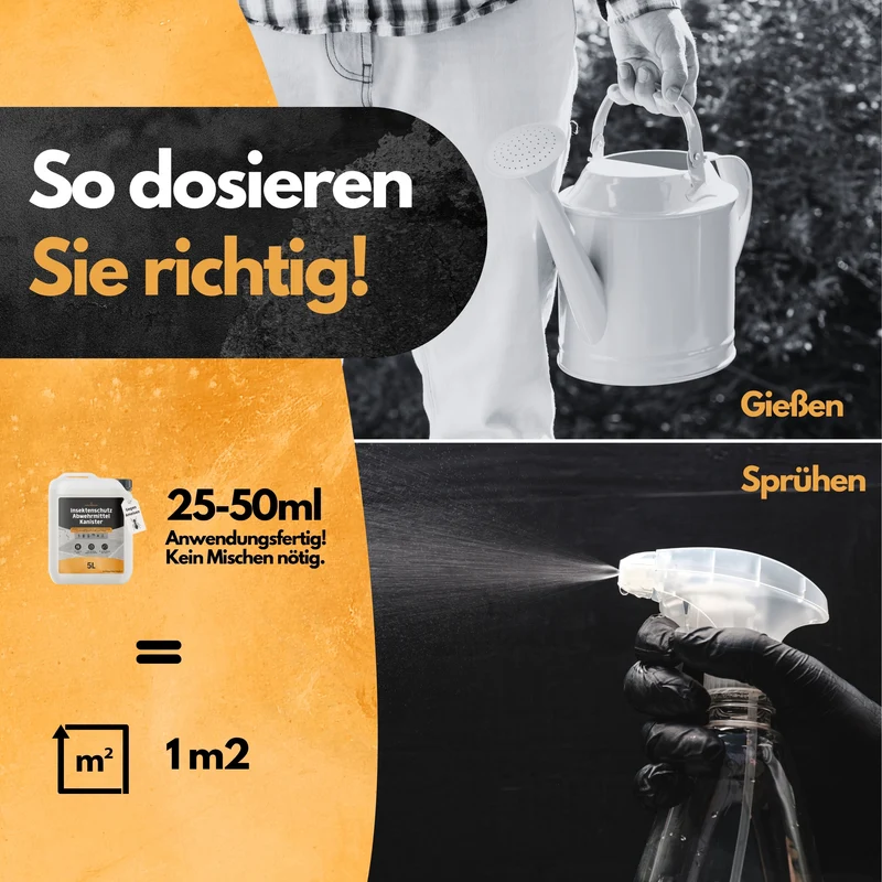 Gegen Ameisen! – Insektenschutz Abwehrmittel Kanister – 5L - Anwendungsfertig
