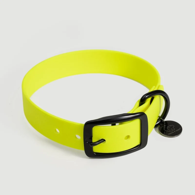 Biothane Hundehalsband | gelb