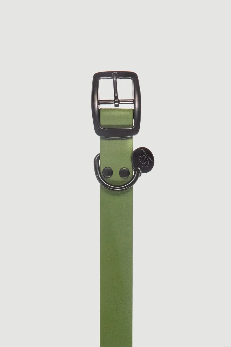 Biothane Hundehalsband | olive