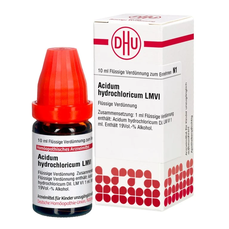 DHU Acidum hydrochloricum LM VI Dilution, 10 ml Lösung