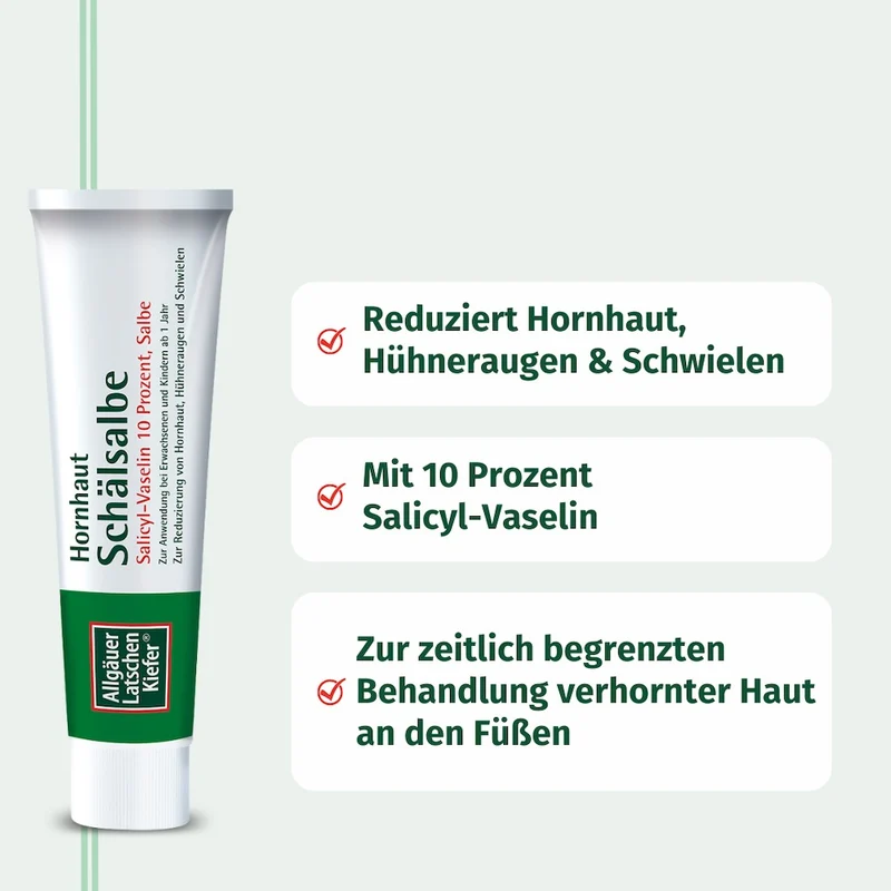 Allgäuer LK Hornhaut Schälsalbe, 50 g Salbe