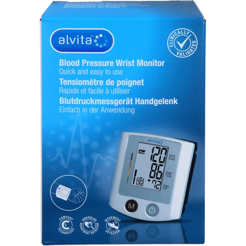 Alvita Blutdruckmessgerät Handgelenk, 1 St