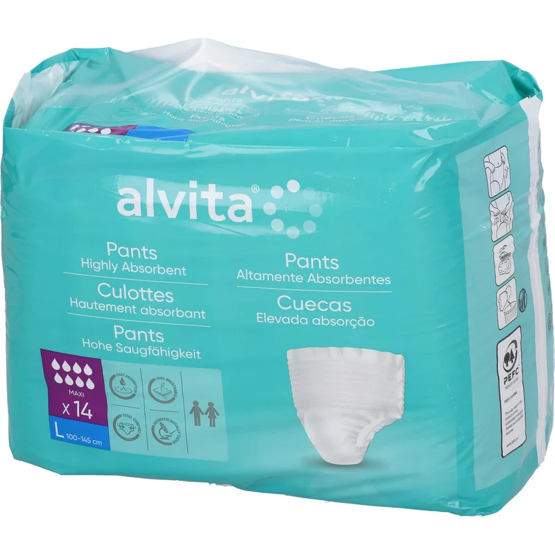 Alvita Inkontinenzpants Large, 14 St