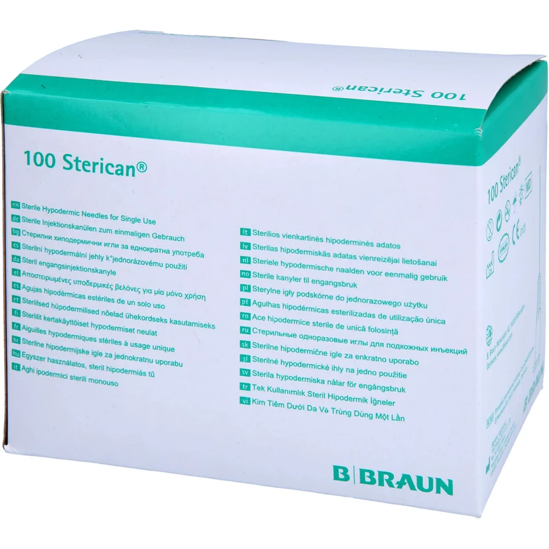 Sterican Einmalkanüle 18G 1,20 x 40 mm Kurzschliff, 100 St. Kanülen
