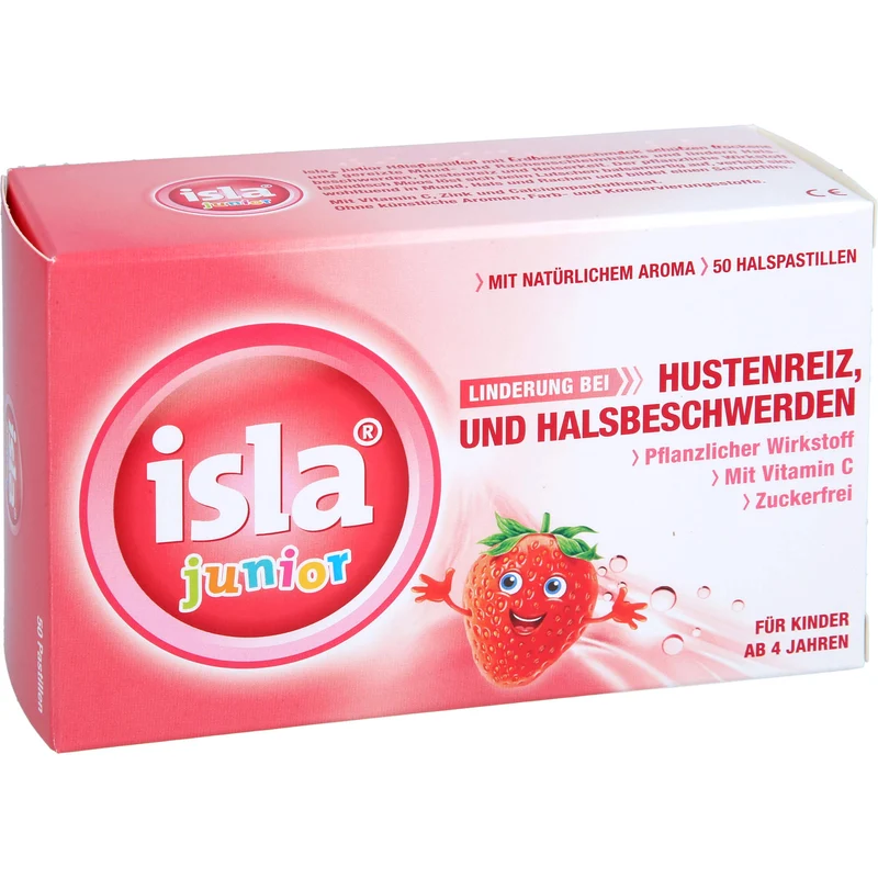 Isla Junior Pastillen bei Hustenreiz und Halsschmerzen, 50 St. Pastillen