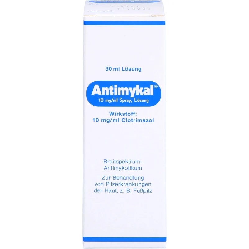 Antimykal 10 mg / ml Spray bei Fußpilz, 30 ml Lösung
