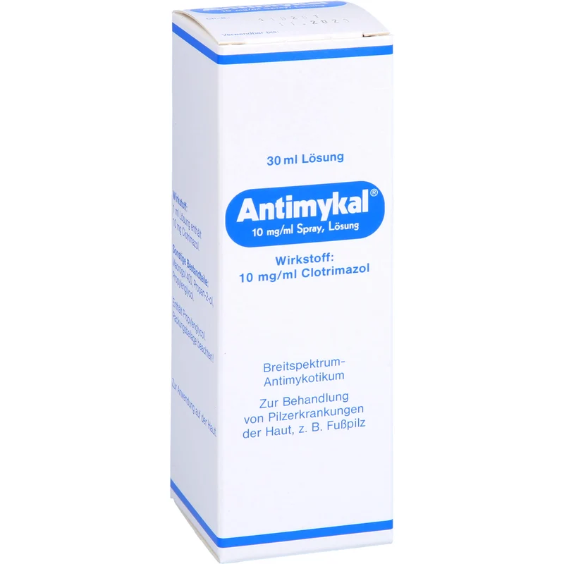 Antimykal 10 mg / ml Spray bei Fußpilz, 30 ml Lösung