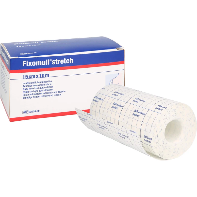 Fixomull stretch 10 m x 15 cm hautfreundliches Klebevlies, 1 St. Pflaster
